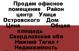Продам офисное помещение › Район ­ центр › Улица ­ Островского › Дом ­ 15 › Цена ­ 5 100 000 › Общая площадь ­ 100 - Свердловская обл., Нижний Тагил г. Недвижимость » Помещения продажа   